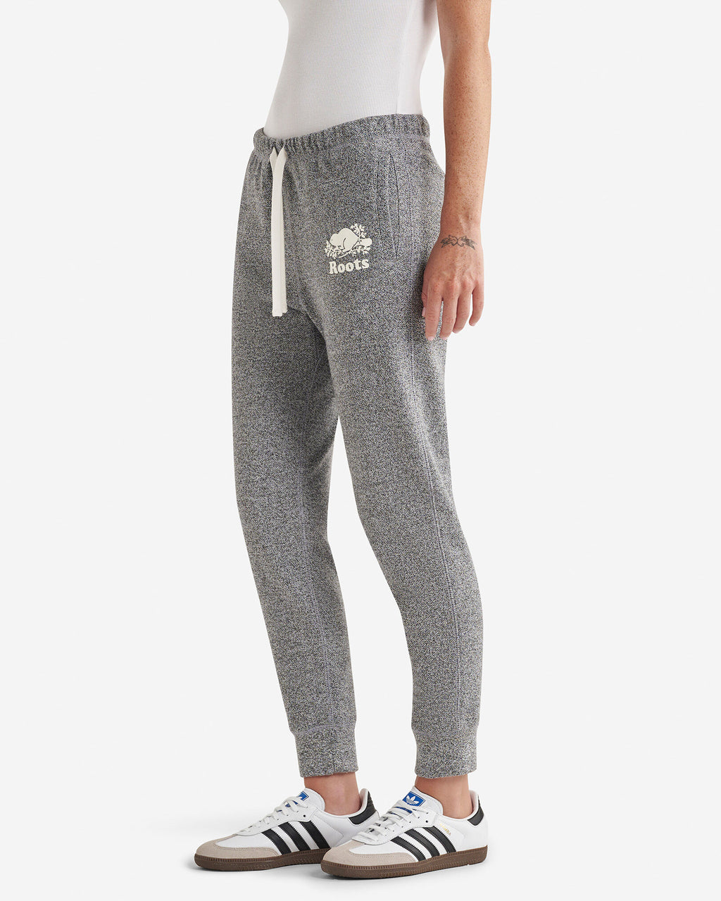Slim Cuff Sweatpant Short (26 Inch Inseam) / SALT & PEPPER