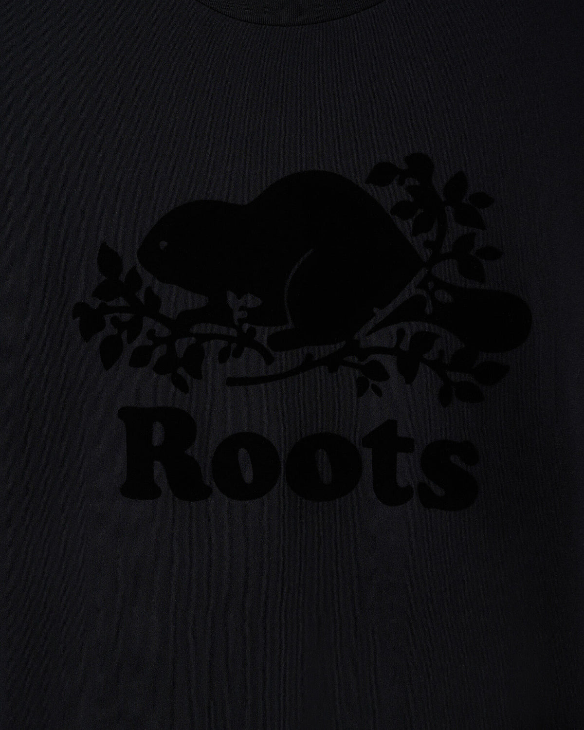 Mens Organic Cooper Beaver T-shirt / BLACK/BLACK