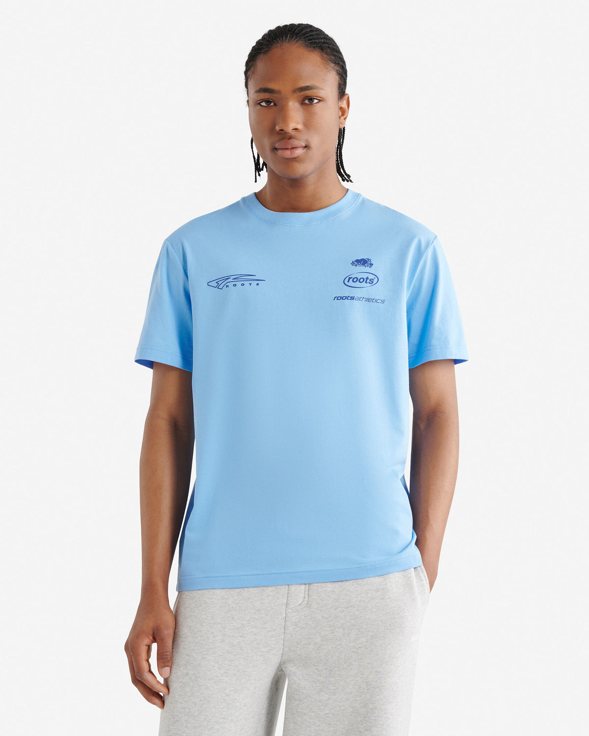 Mens Sponsored By Nature T-Shirt / ISLAND BLUE
