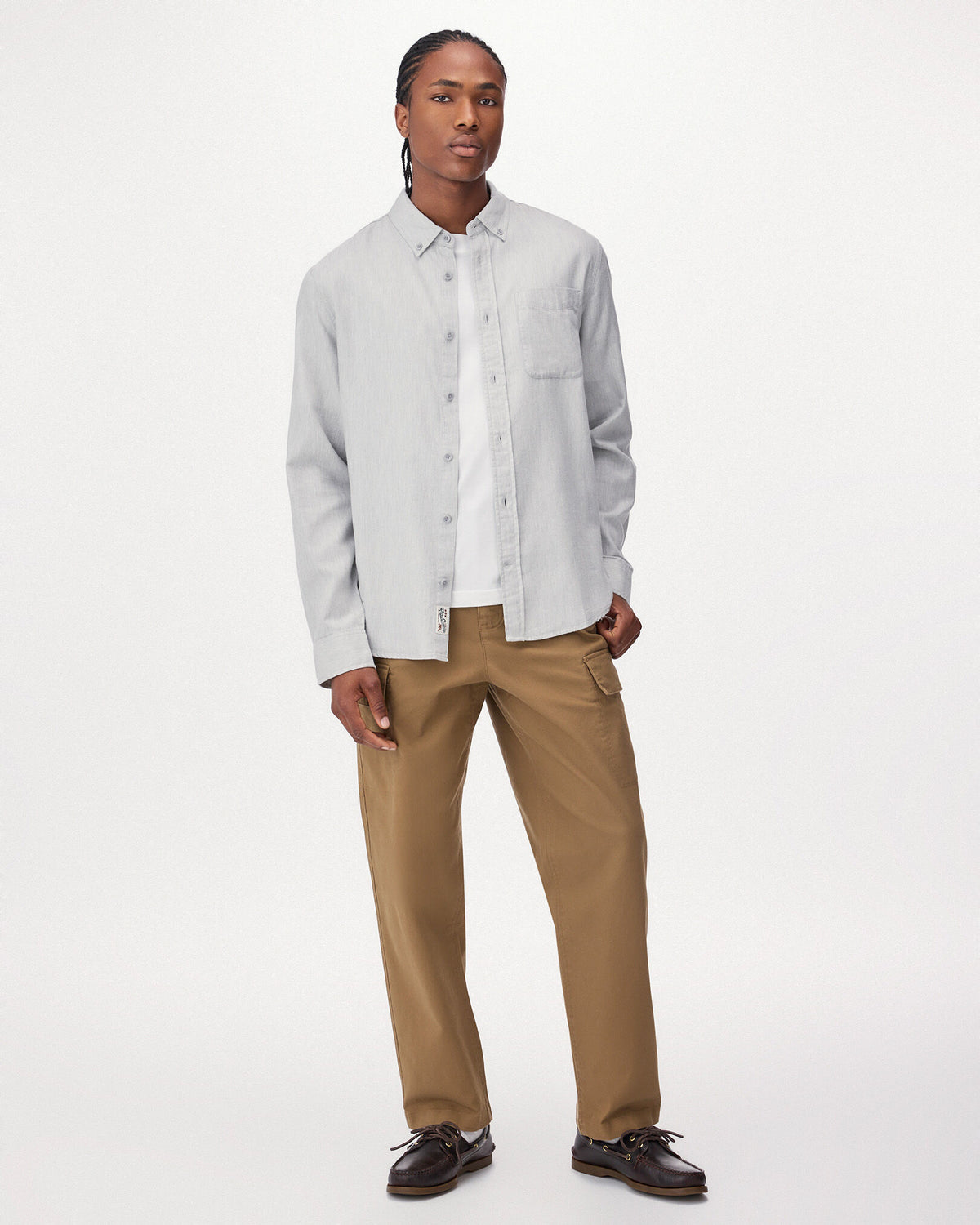 Barkley Twill Shirt / ATHLETIC GREY MIX