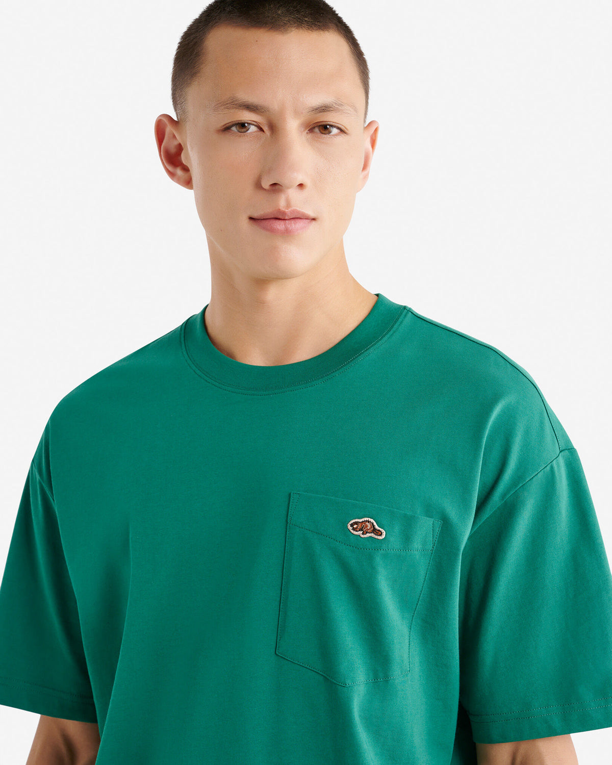 Mens Beavermark T-Shirt / EVERGREEN