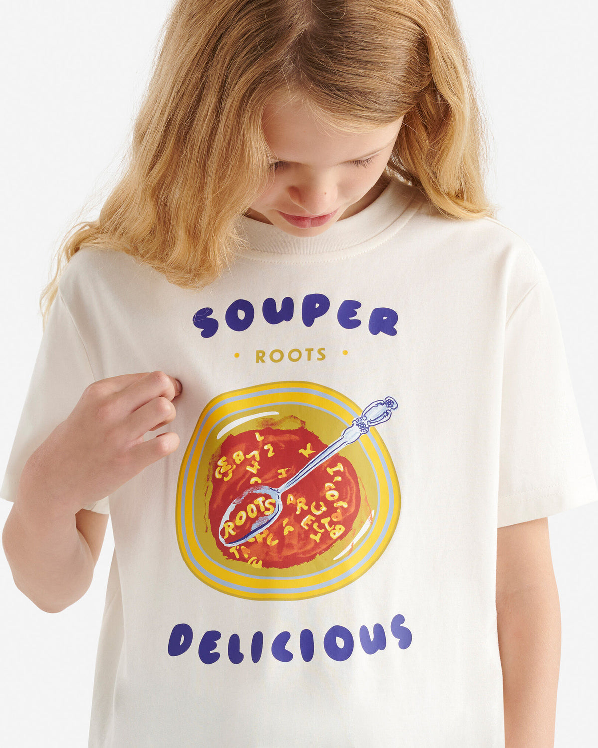 Kids Food Series T-Shirt / EGRET