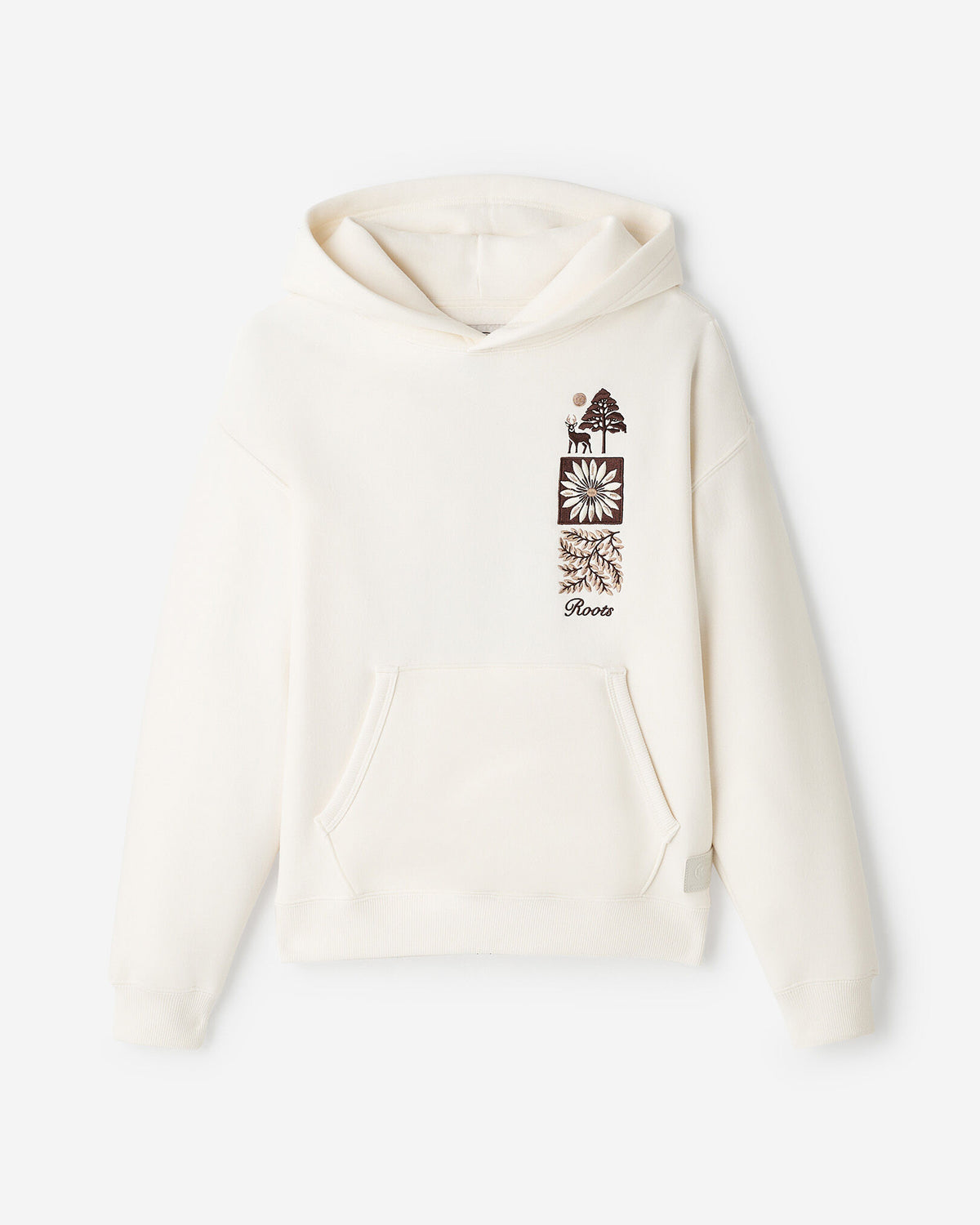 Patchwork Studio Hoodie / EGRET