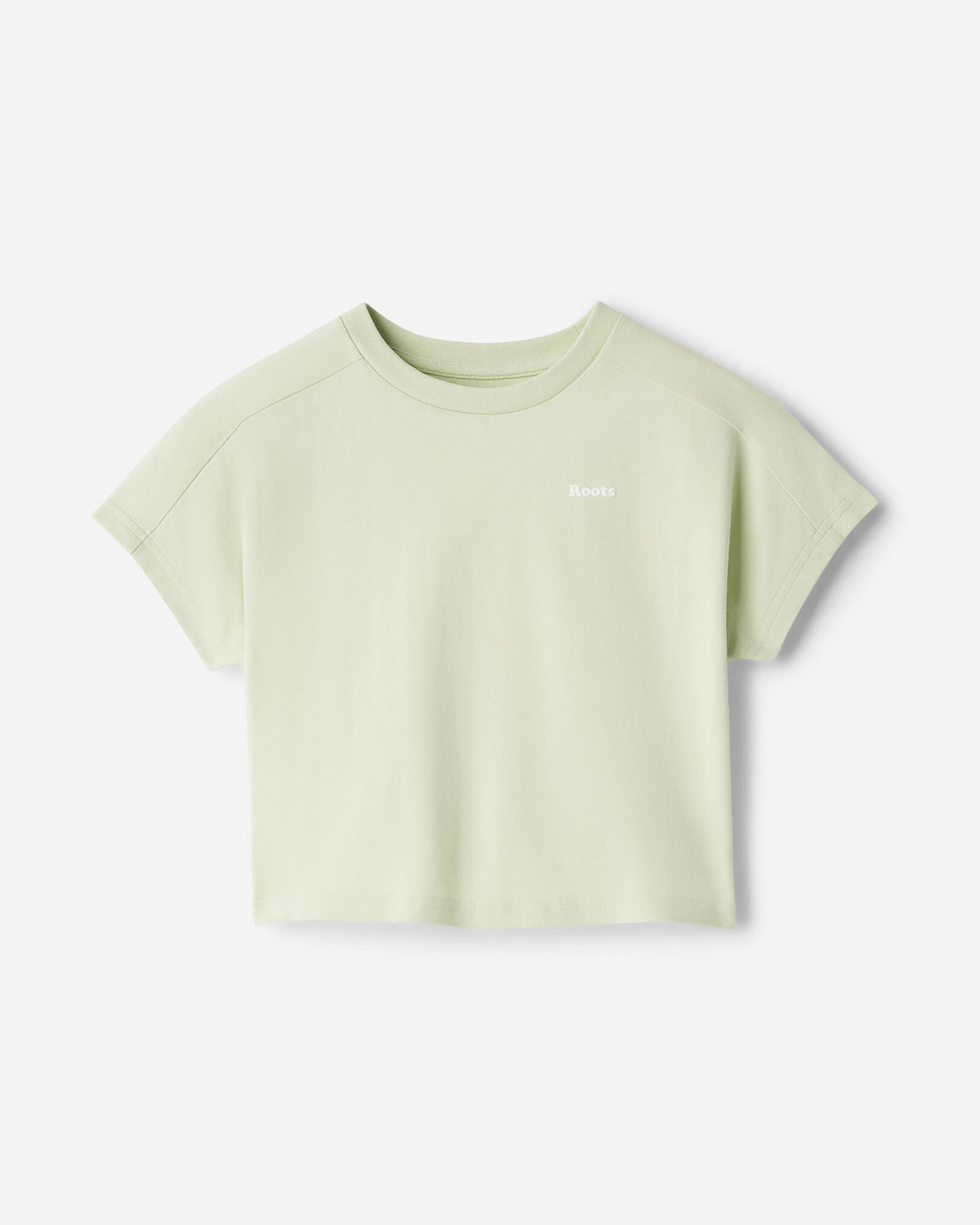 Girls Summer Cloud Boxy T-Shirt / FADED JADE