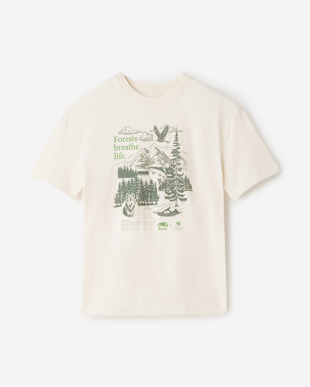 X NCC Earth Month T-Shirt / NATURAL/GREEN
