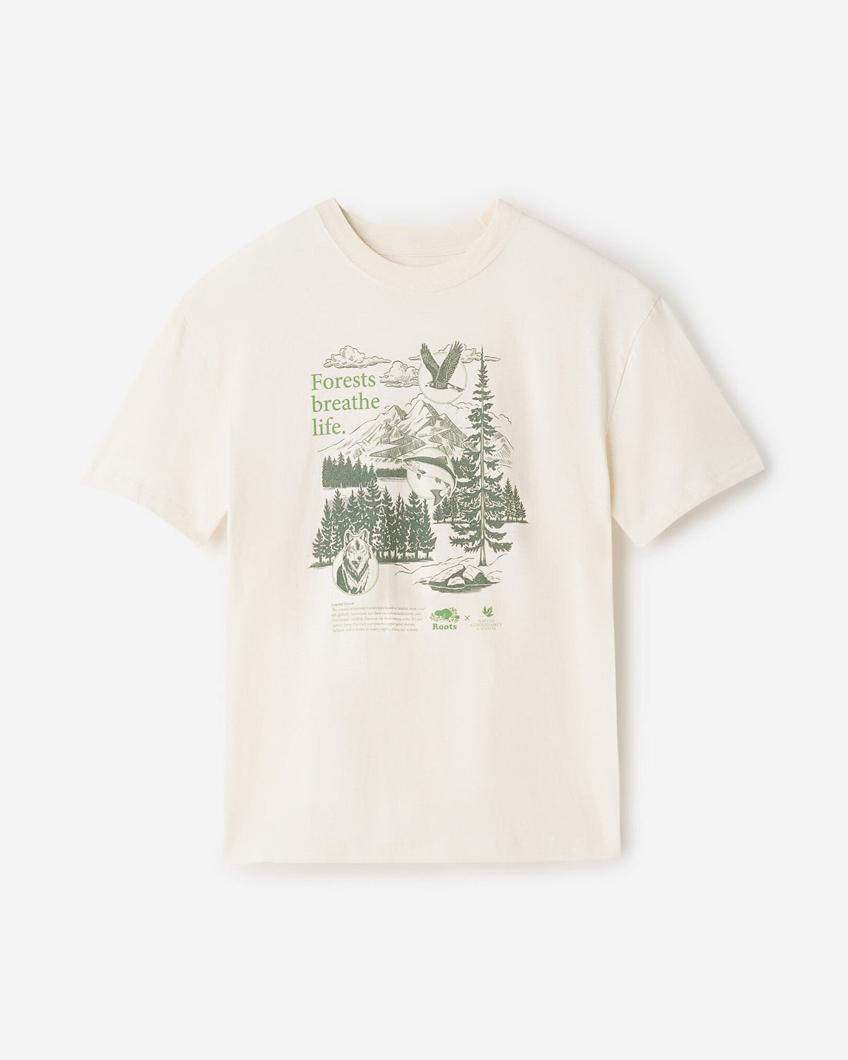X NCC Earth Month T-Shirt / NATURAL/GREEN