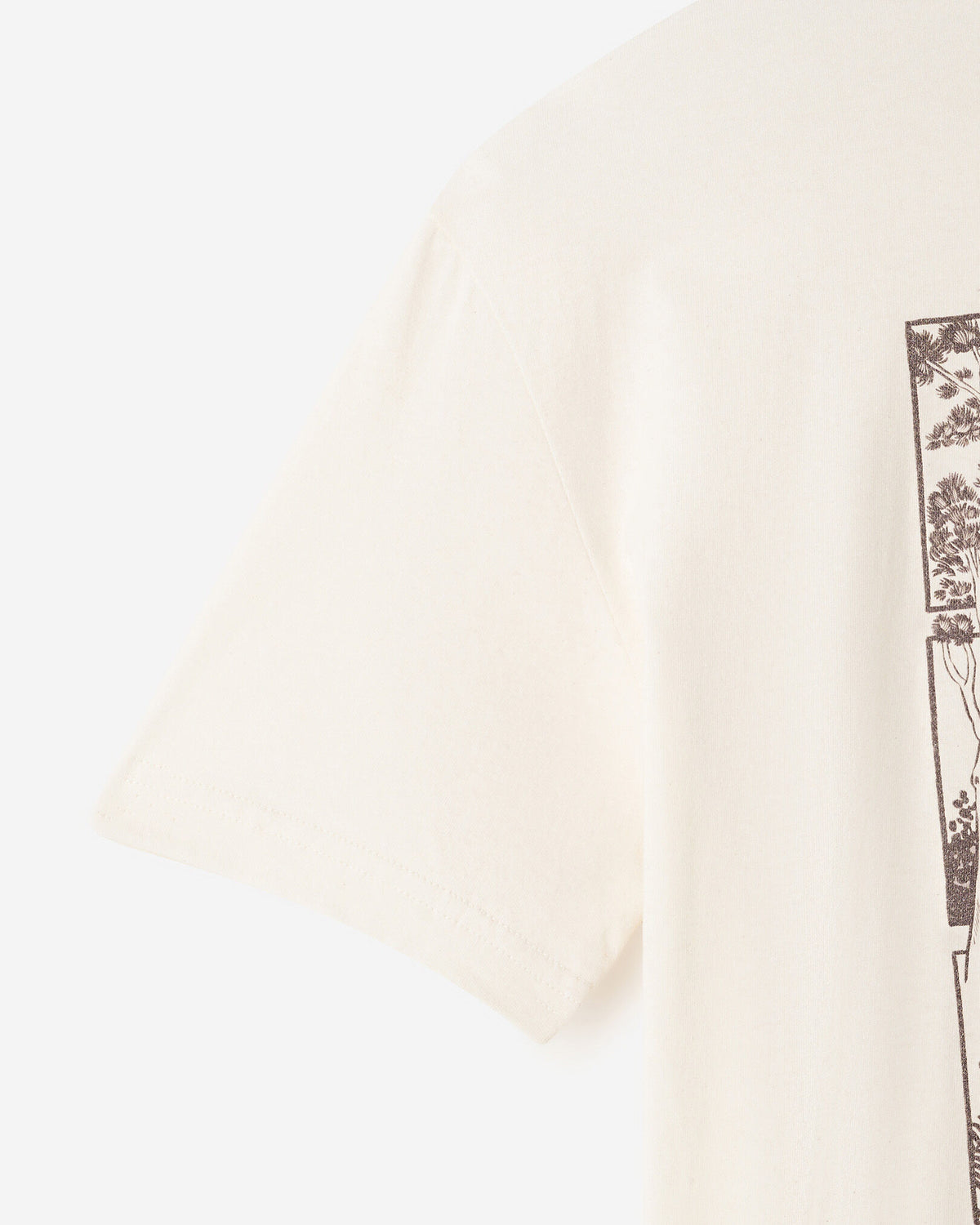 X NCC Earth Month T-Shirt / NATURAL/COCOA BROWN