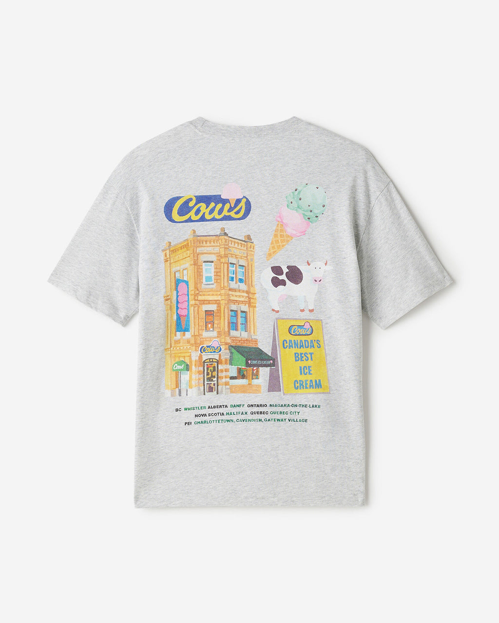 X Cows T-Shirt / ATHLETIC GREY MIX