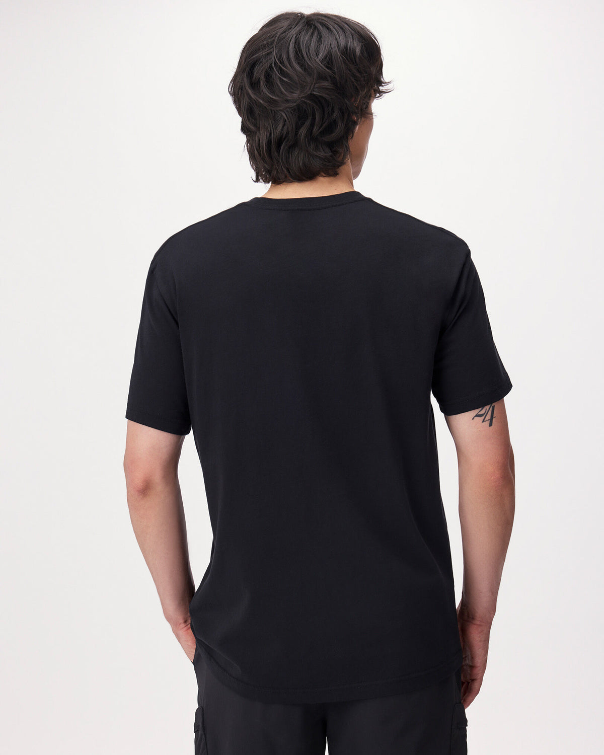 Mens Organic Cooper Beaver T-shirt / BLACK/BLACK