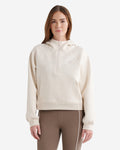 Roam Quarter Zip Hoodie / OATMEAL MIX