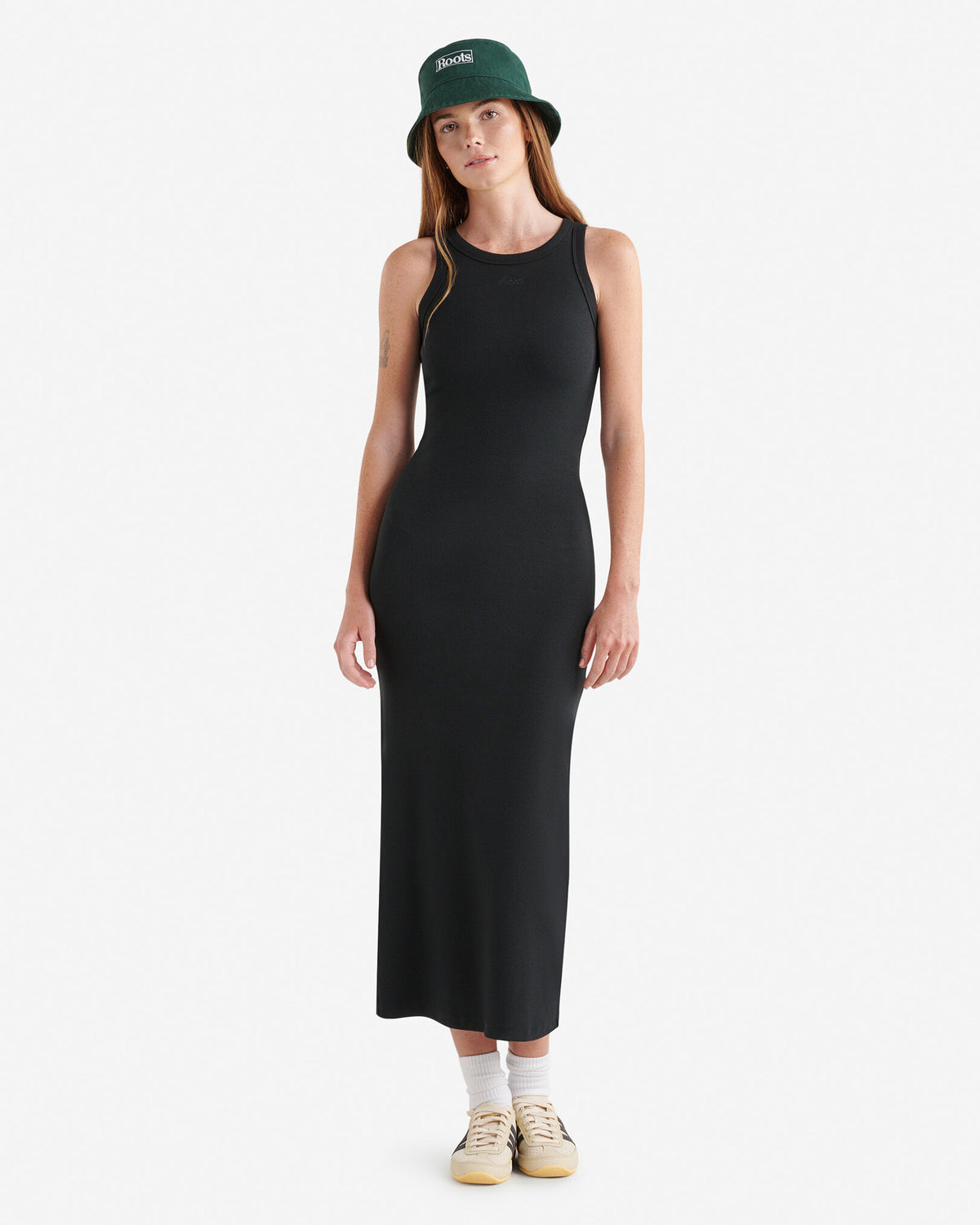 Rib Dress / BLACK