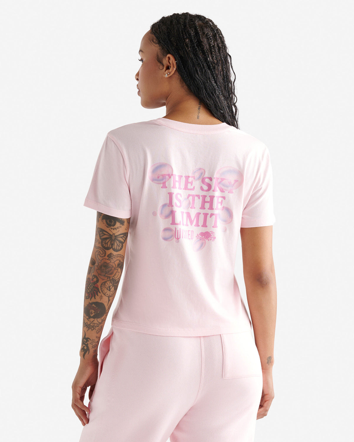 X Wicked Slim T-Shirt / BUBBLE PINK