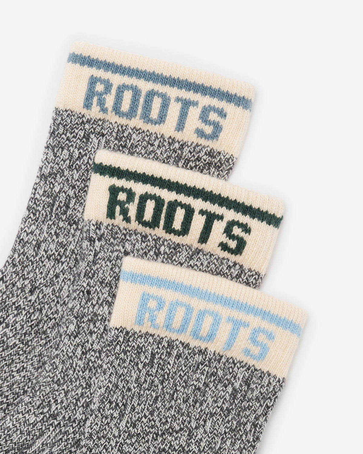 Baby & Toddler Cabin Ankle Sock 3 Pack / VARSITY GREEN MIX