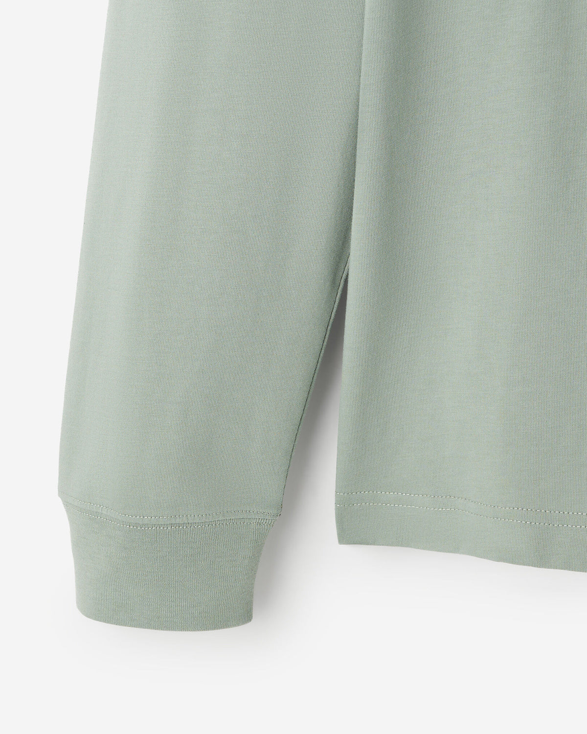Patchwork Long Sleeve T-Shirt / SLATE GREY