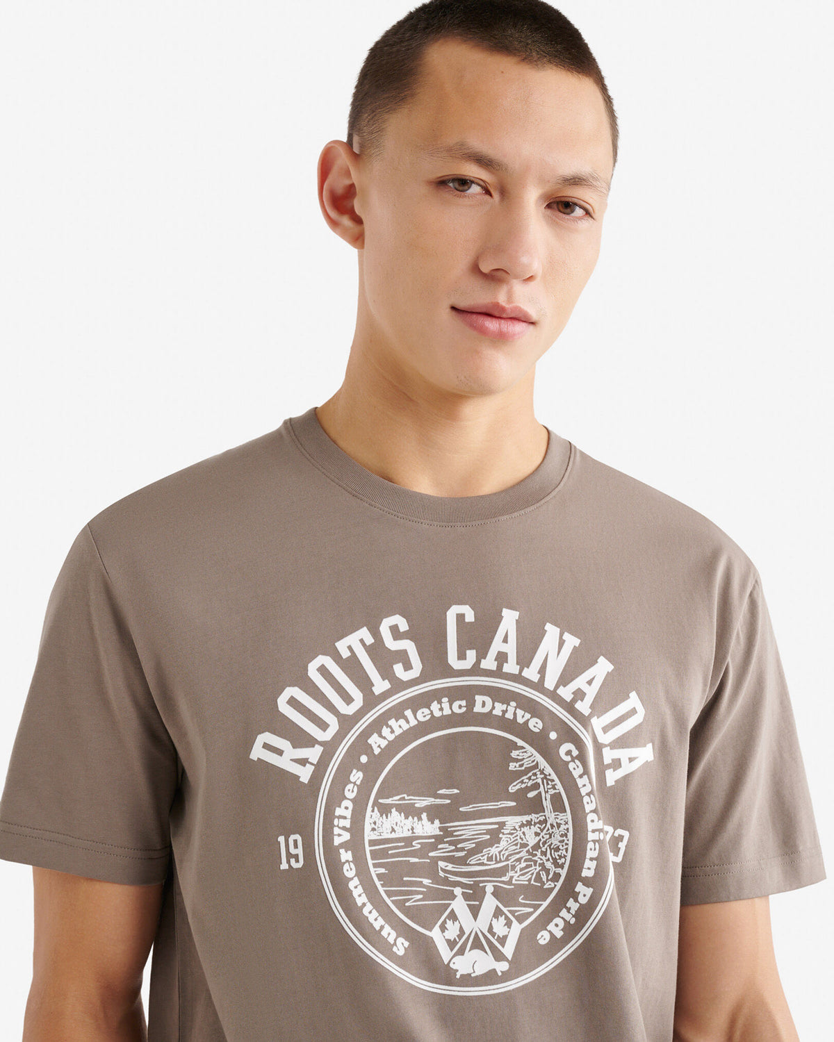 Mens  Lakeview T-Shirt / BOULDER BROWN