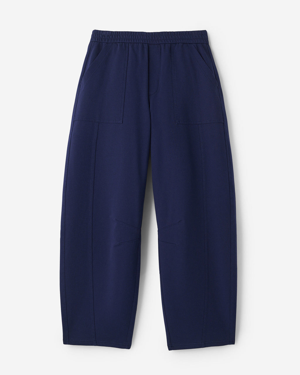 Welland Knit Twill Barrel Pant / INDIGO INK