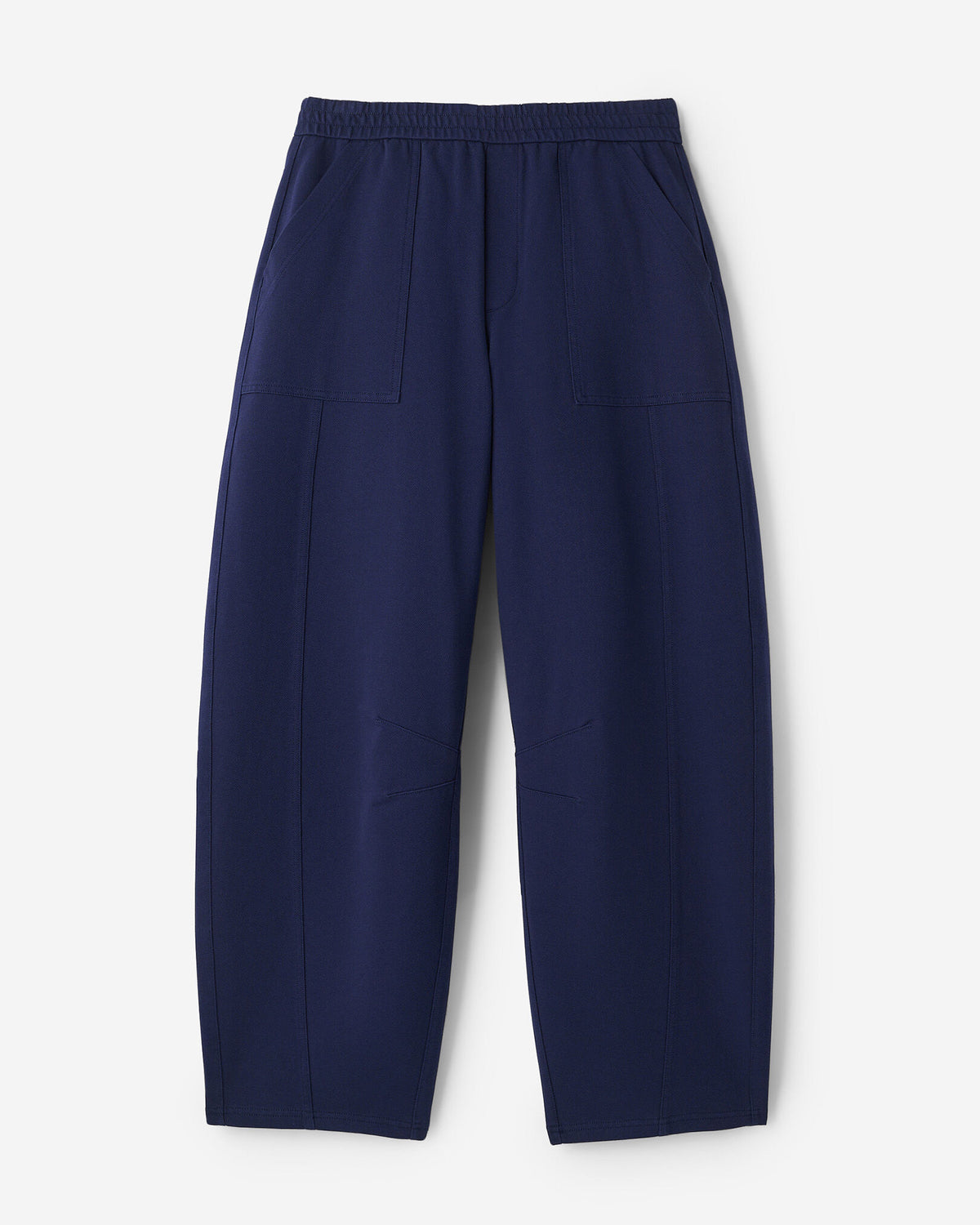 Welland Knit Twill Barrel Pant / INDIGO INK