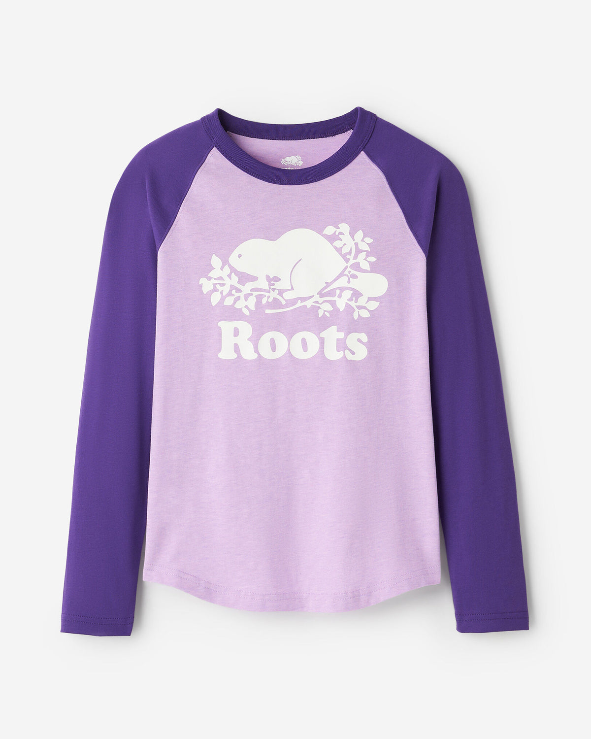 Kids Cooper Baseball Long Sleeve T-Shirt / VIOLET SKY