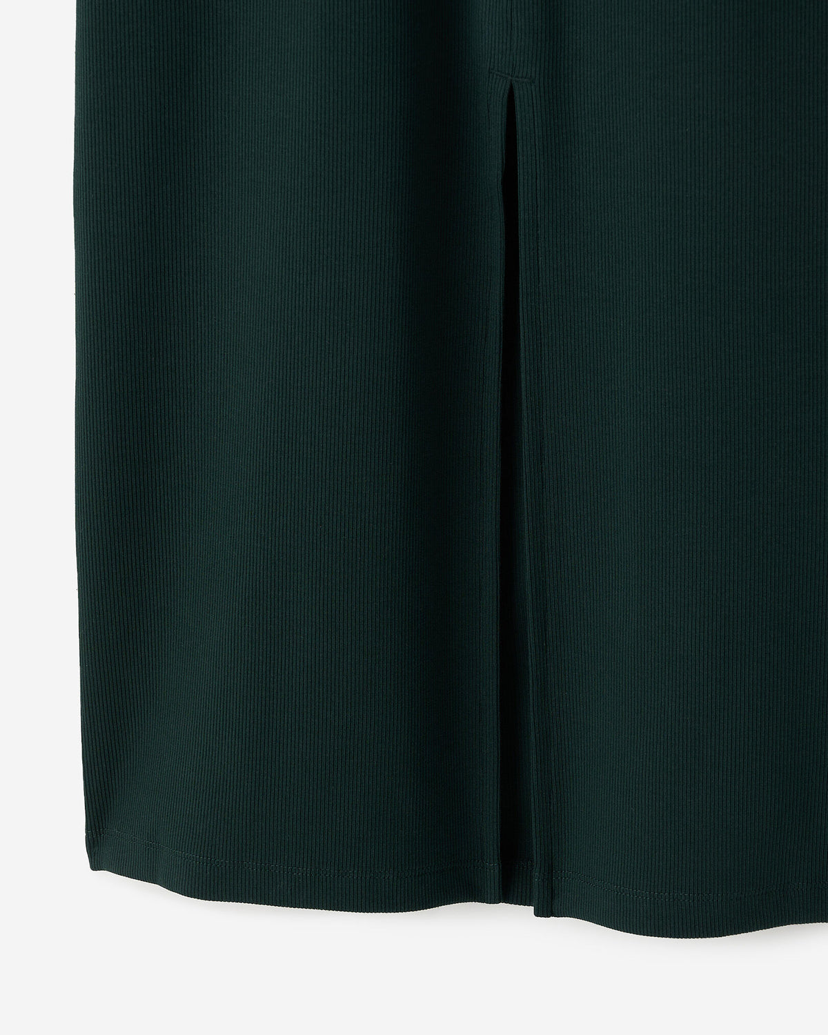 Rib Dress / VARSITY GREEN