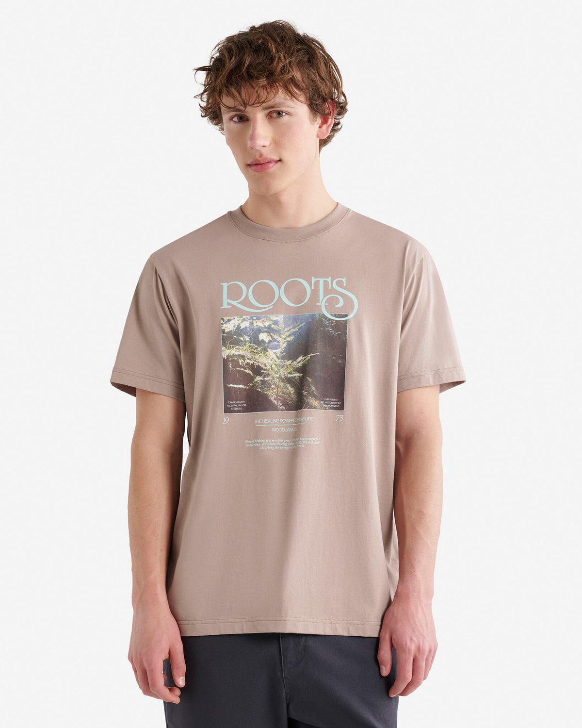 Mens Wilderness Snapshot T-Shirt / MUSHROOM BROWN