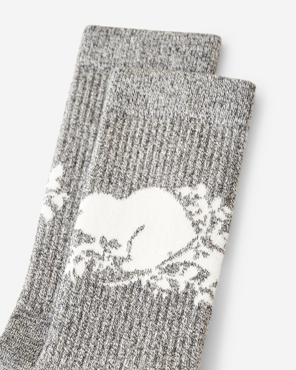 Adult Cooper Beaver Sock / SALT & PEPPER