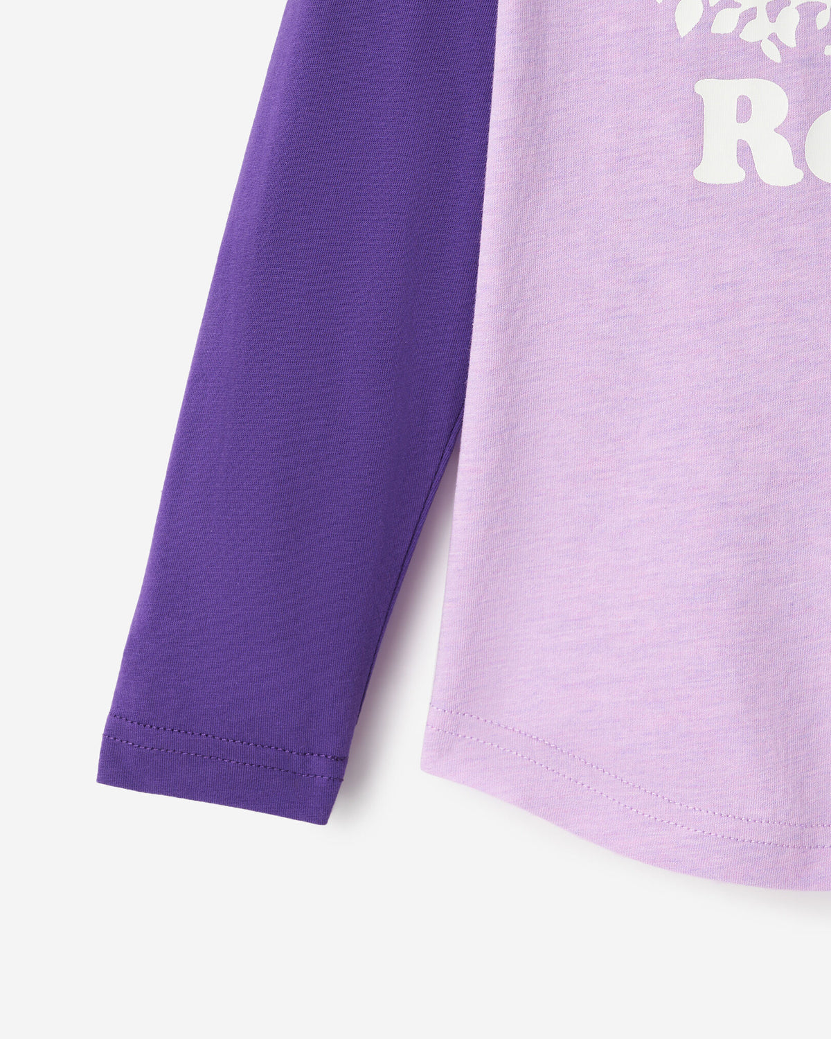 Toddler Cooper Baseball Long Sleeve T-Shirt / VIOLET SKY
