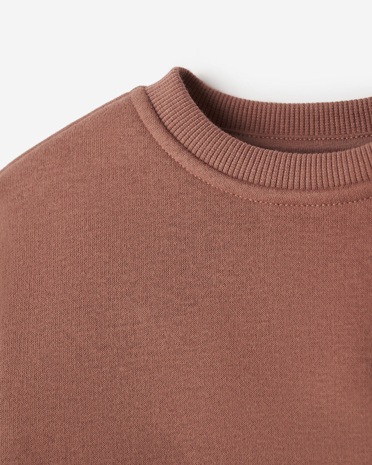 Baby Cloud Crew Sweatshirt / BRICK BROWN