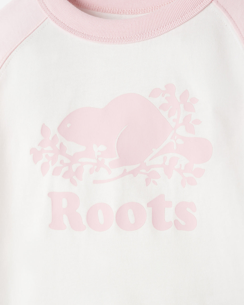Toddler Cooper Baseball Long Sleeve T-Shirt / BABY PINK