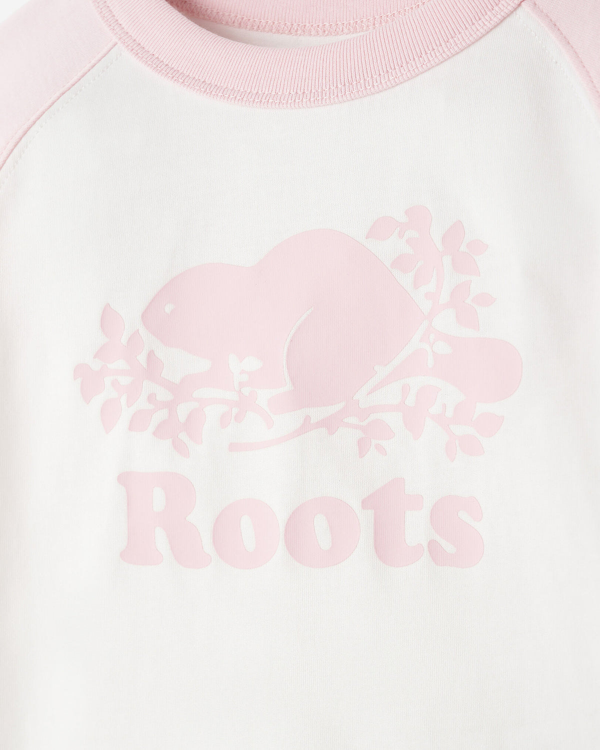 Toddler Cooper Baseball Long Sleeve T-Shirt / BABY PINK