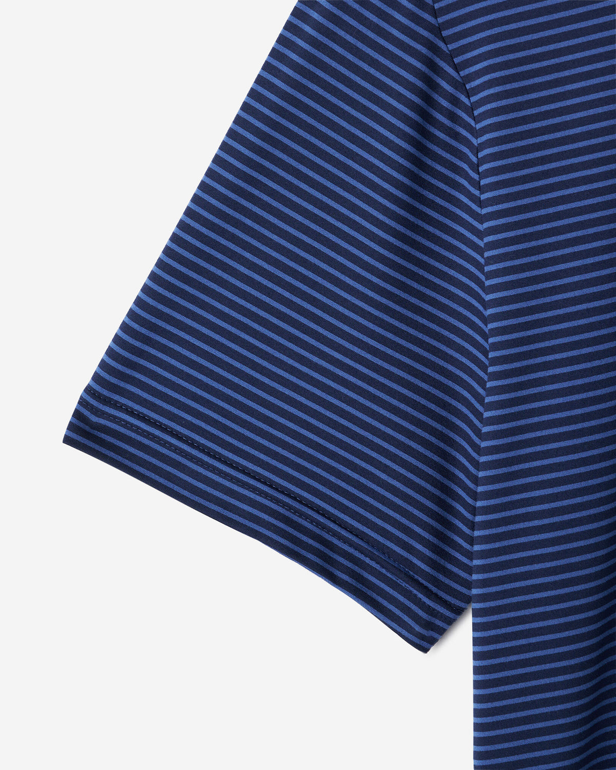 Renew Knit Striped Polo / MONSOON BLUE STRIPE