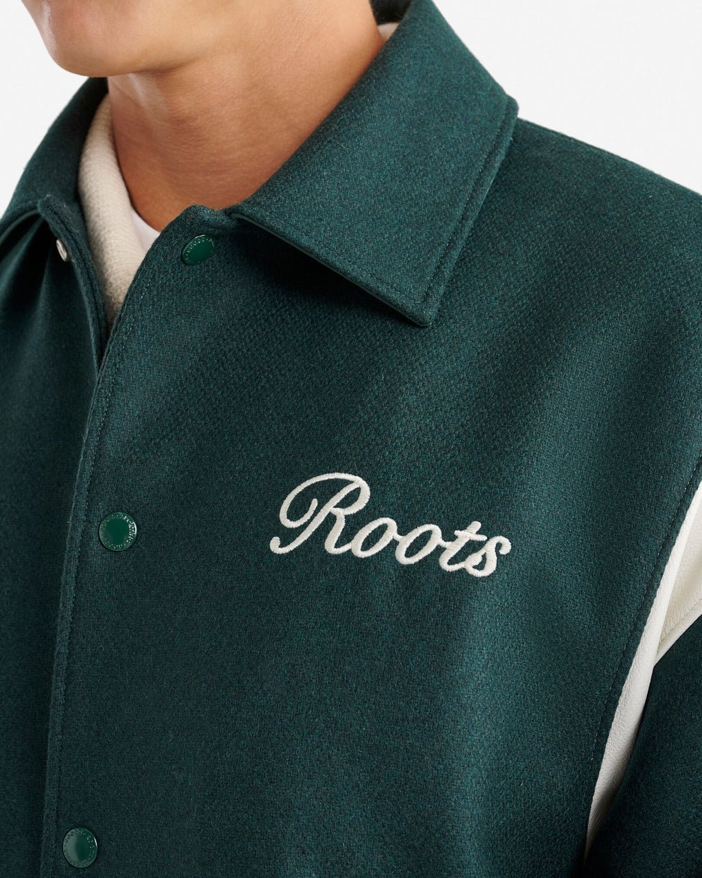 Ramsden Ranger Varsity Jacket / VARSITY GREEN/WHITE