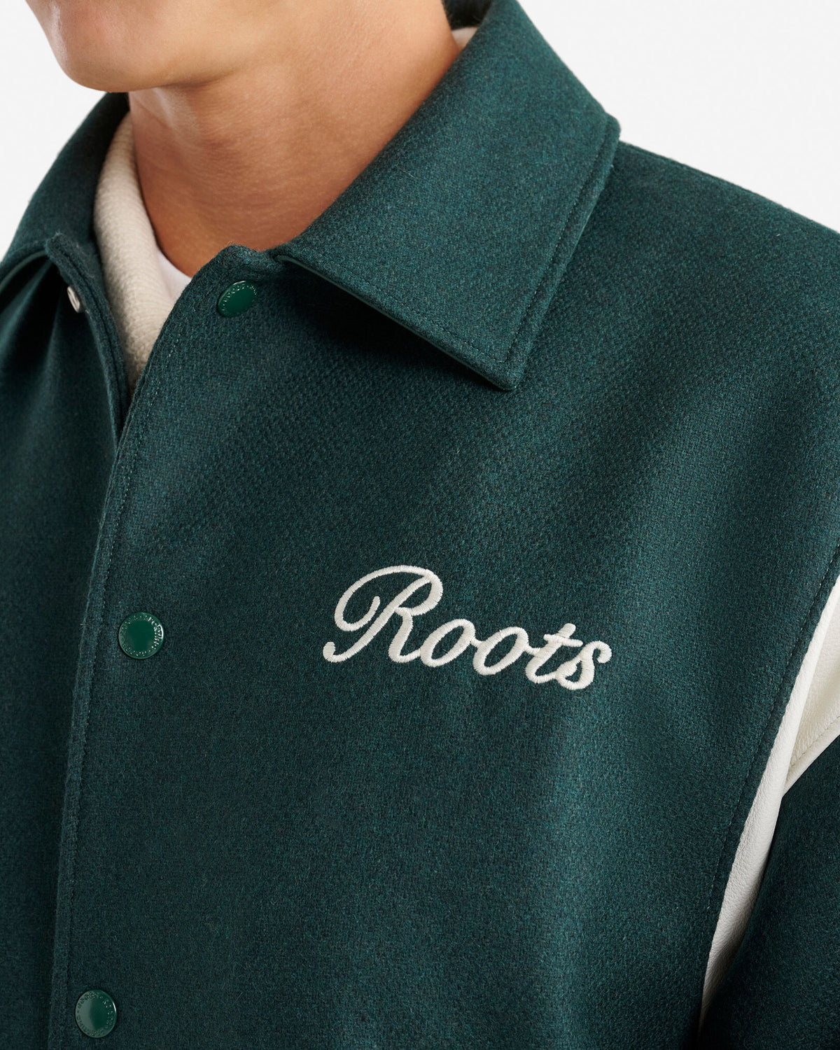 Ramsden Ranger Varsity Jacket / VARSITY GREEN/WHITE