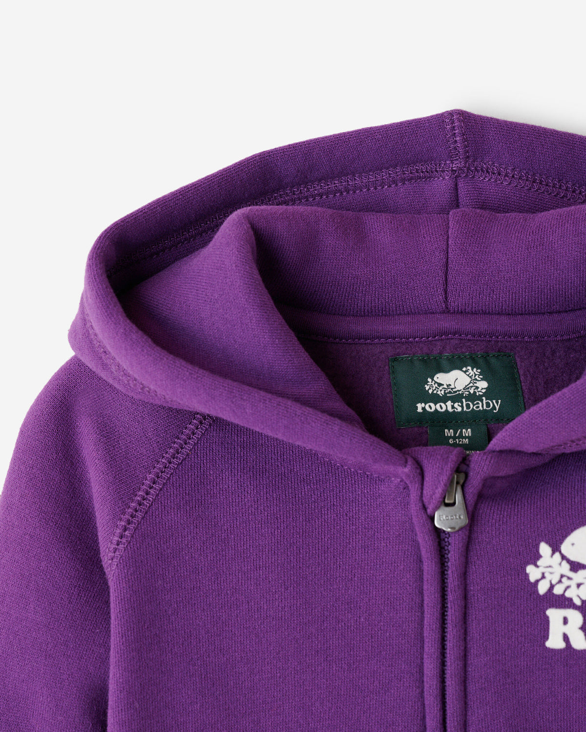 Baby Organic Original Full Zip Hoodie / IMPERIAL PURPLE