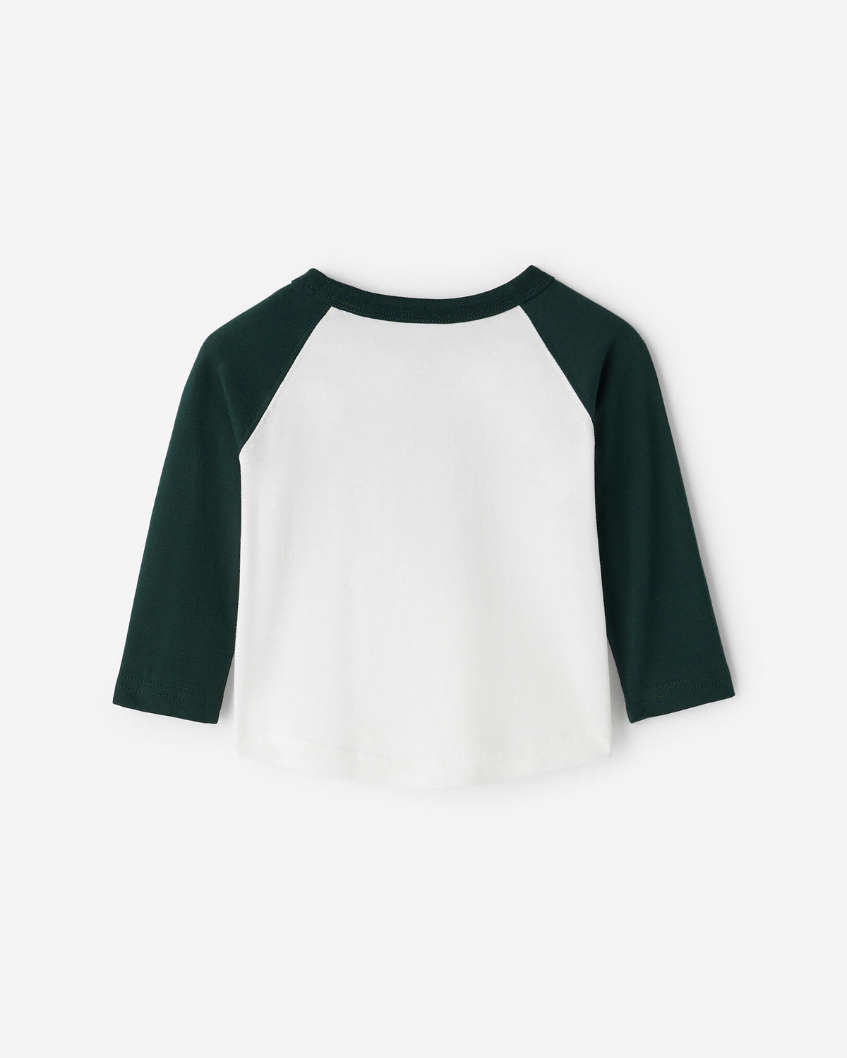 Baby Organic Cooper Baseball T-Shirt / VARSITY GREEN