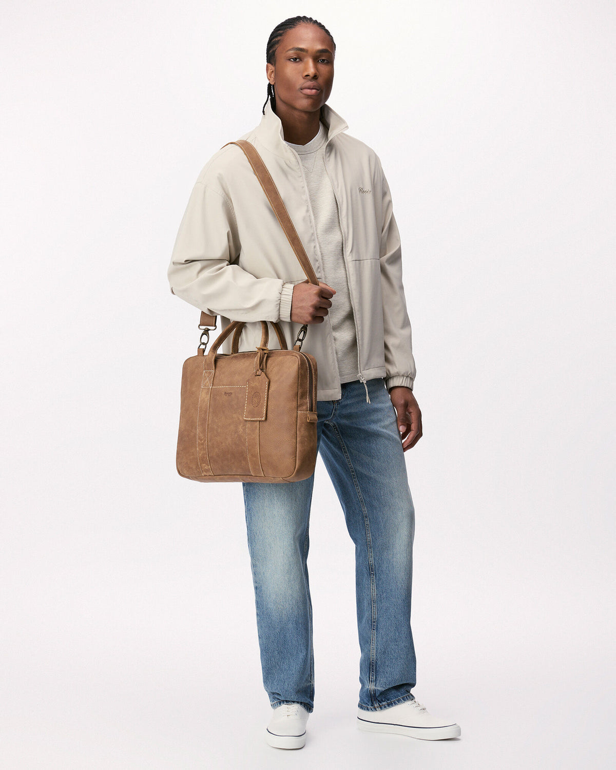 Wellington Laptop Bag Tribe / NATURAL