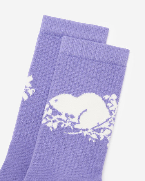Adult Cooper Beaver Sock / WILD VIOLET