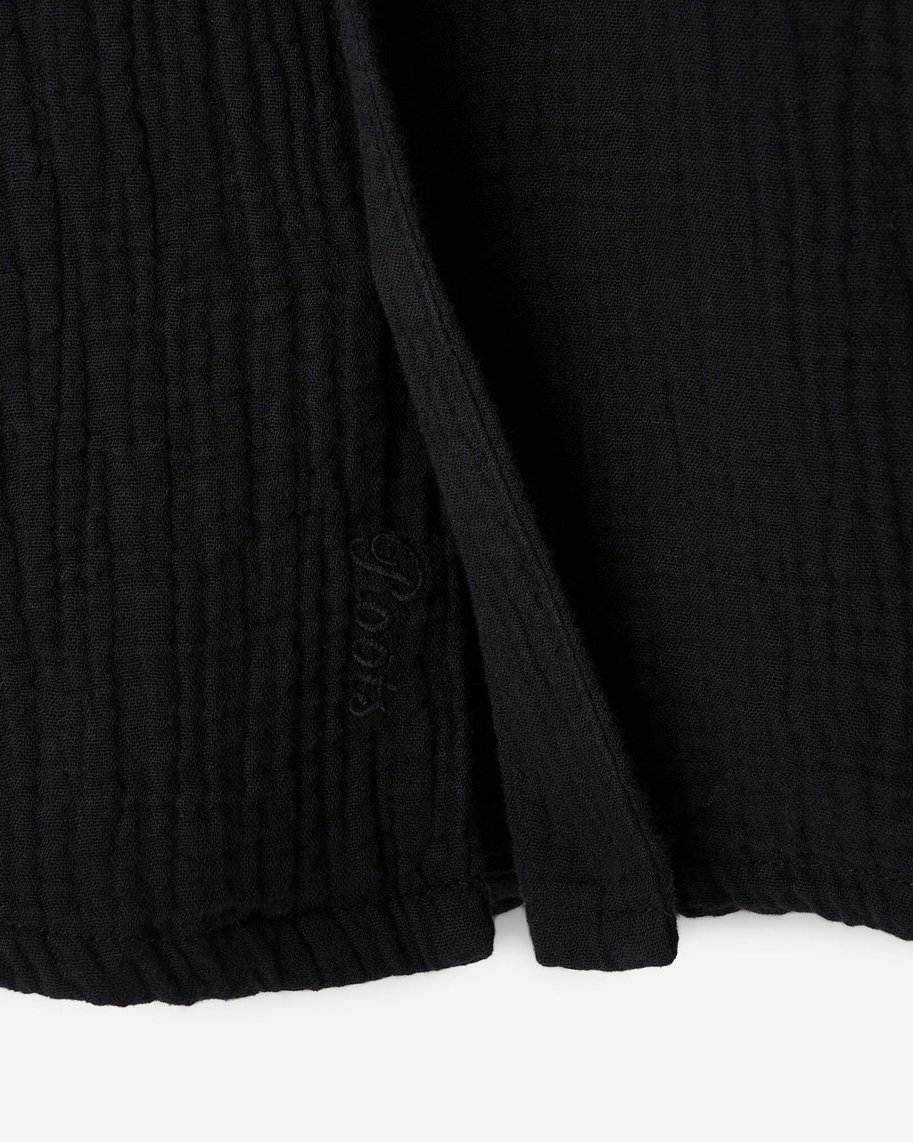 Isla Camp Shirt / BLACK