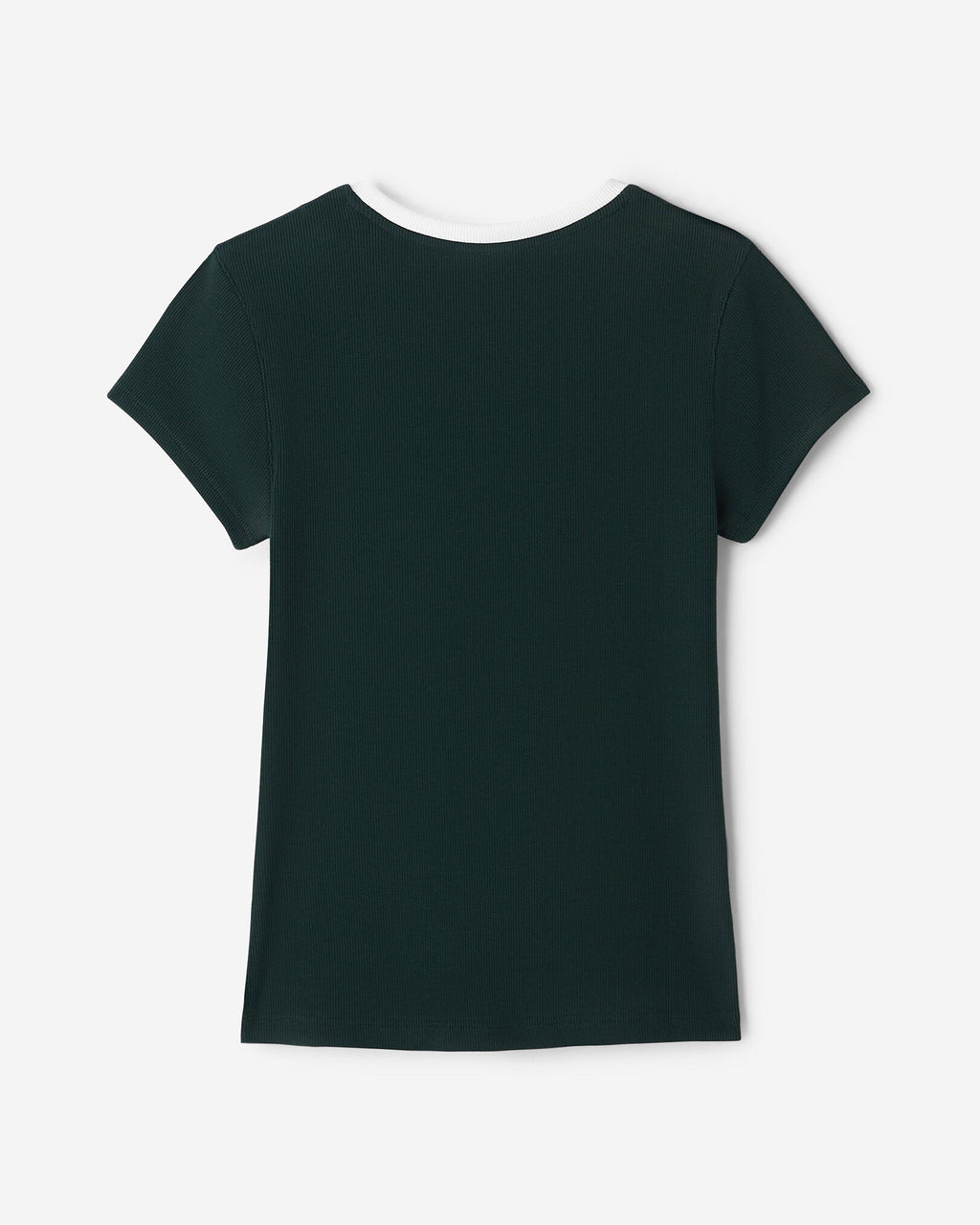 Rib Short Sleeve T-Shirt / VARSITY GREEN