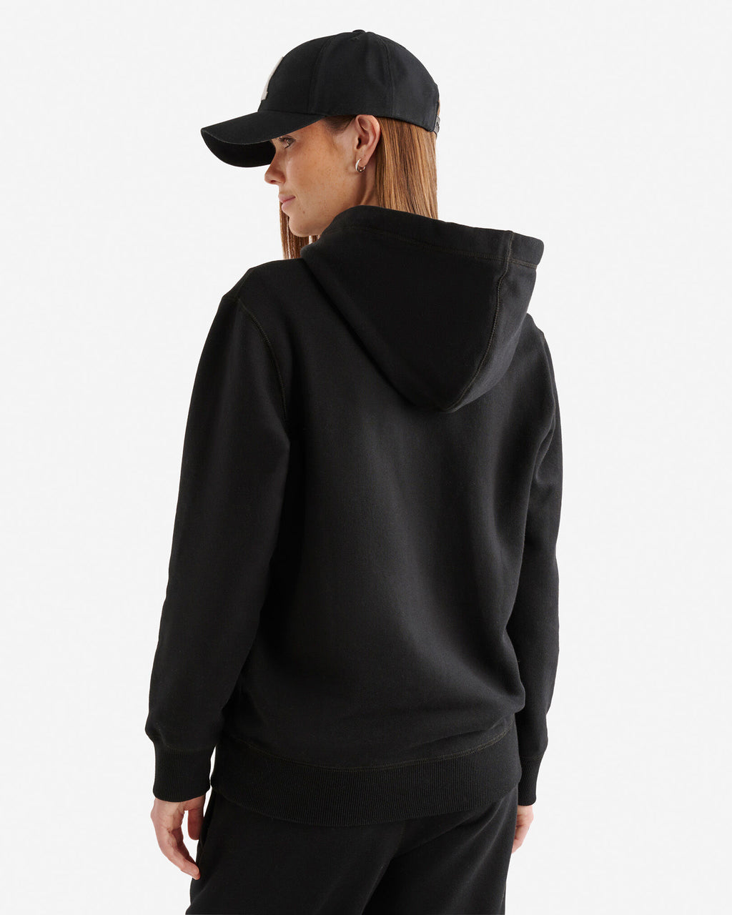 Organic Original Full Zip Hoodie / BLACK