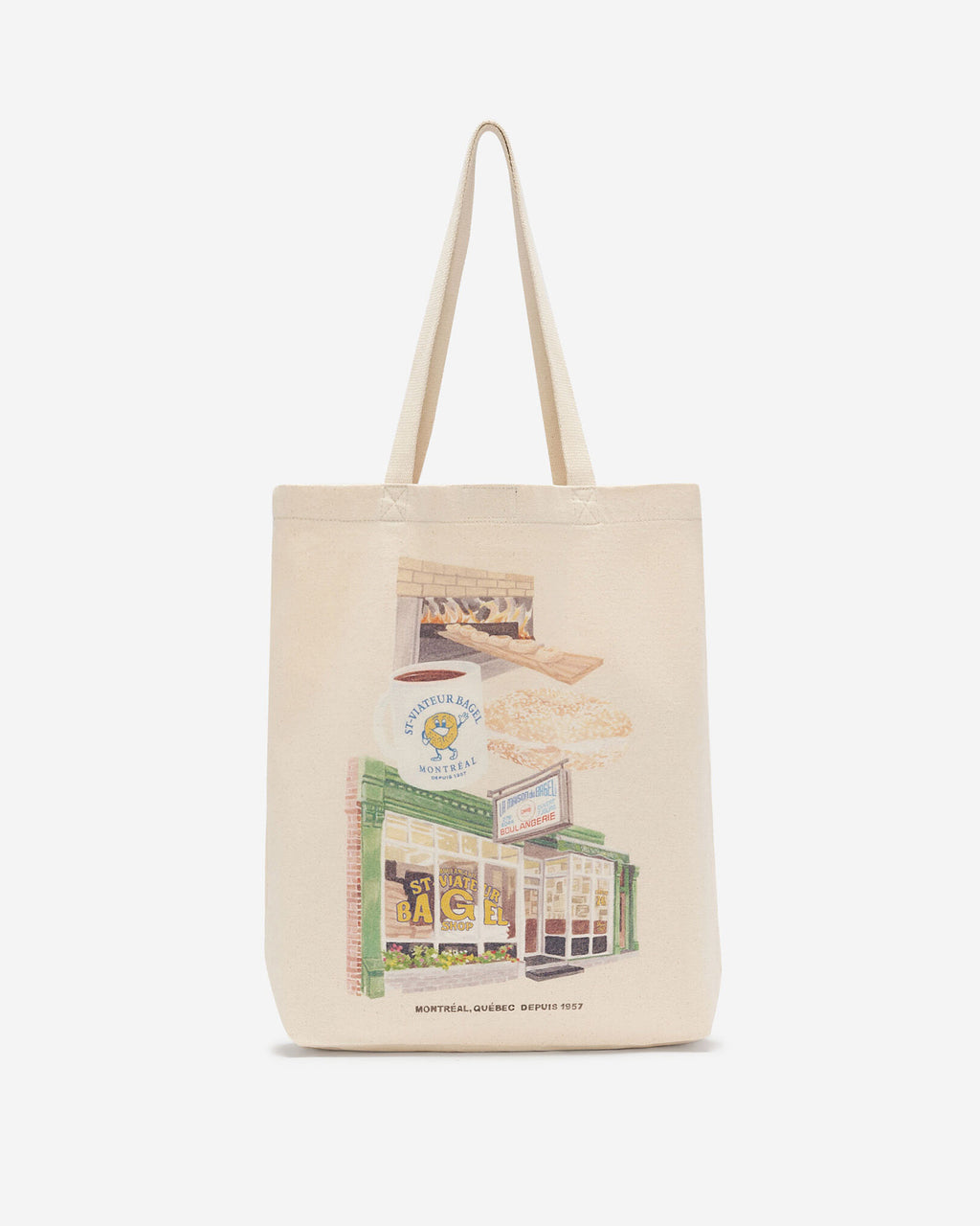 X St-Viateur Tote / NATURAL