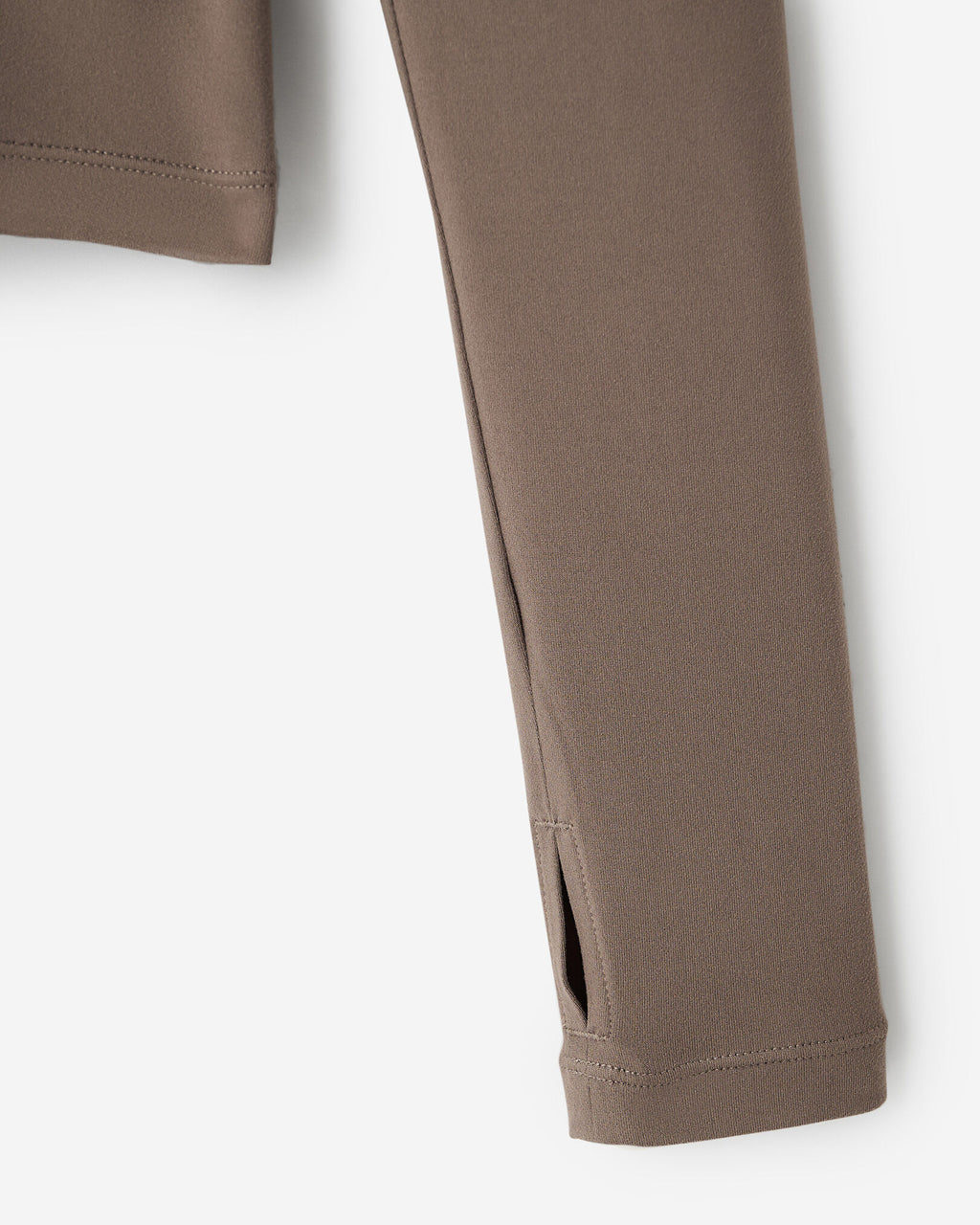 Renew Knit Long Sleeve Top / FALCON BROWN