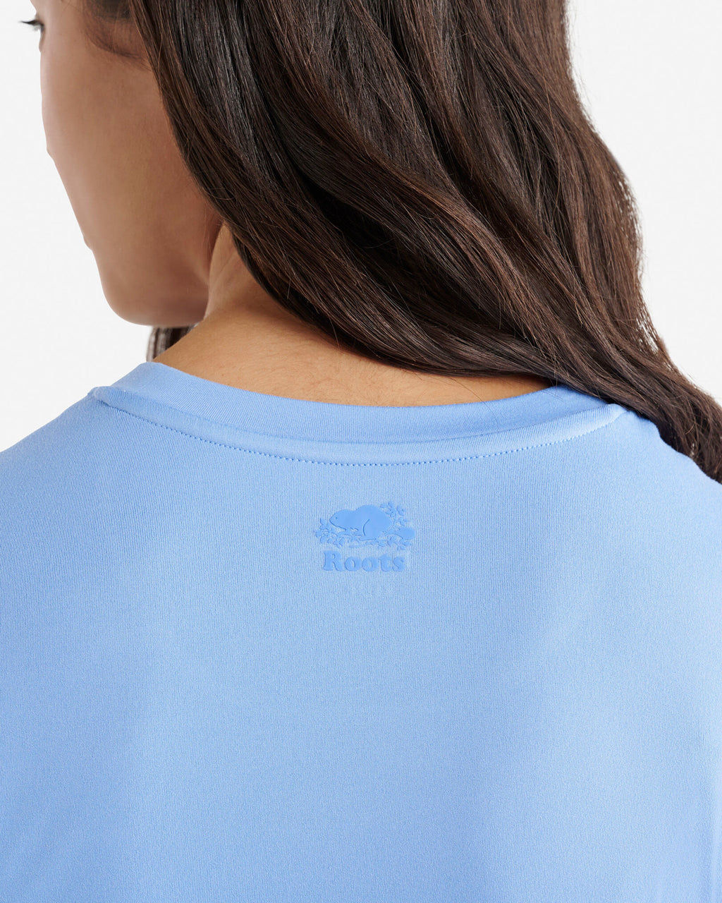Renew Knit Fitted Long Sleeve Top / FEATHER BLUE