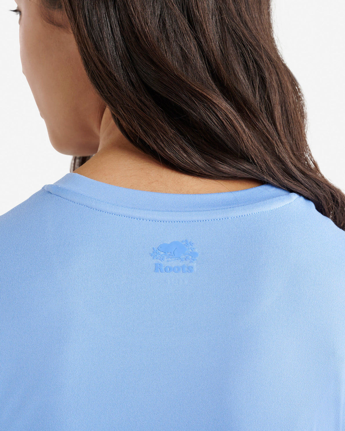 Renew Knit Fitted Long Sleeve Top / FEATHER BLUE