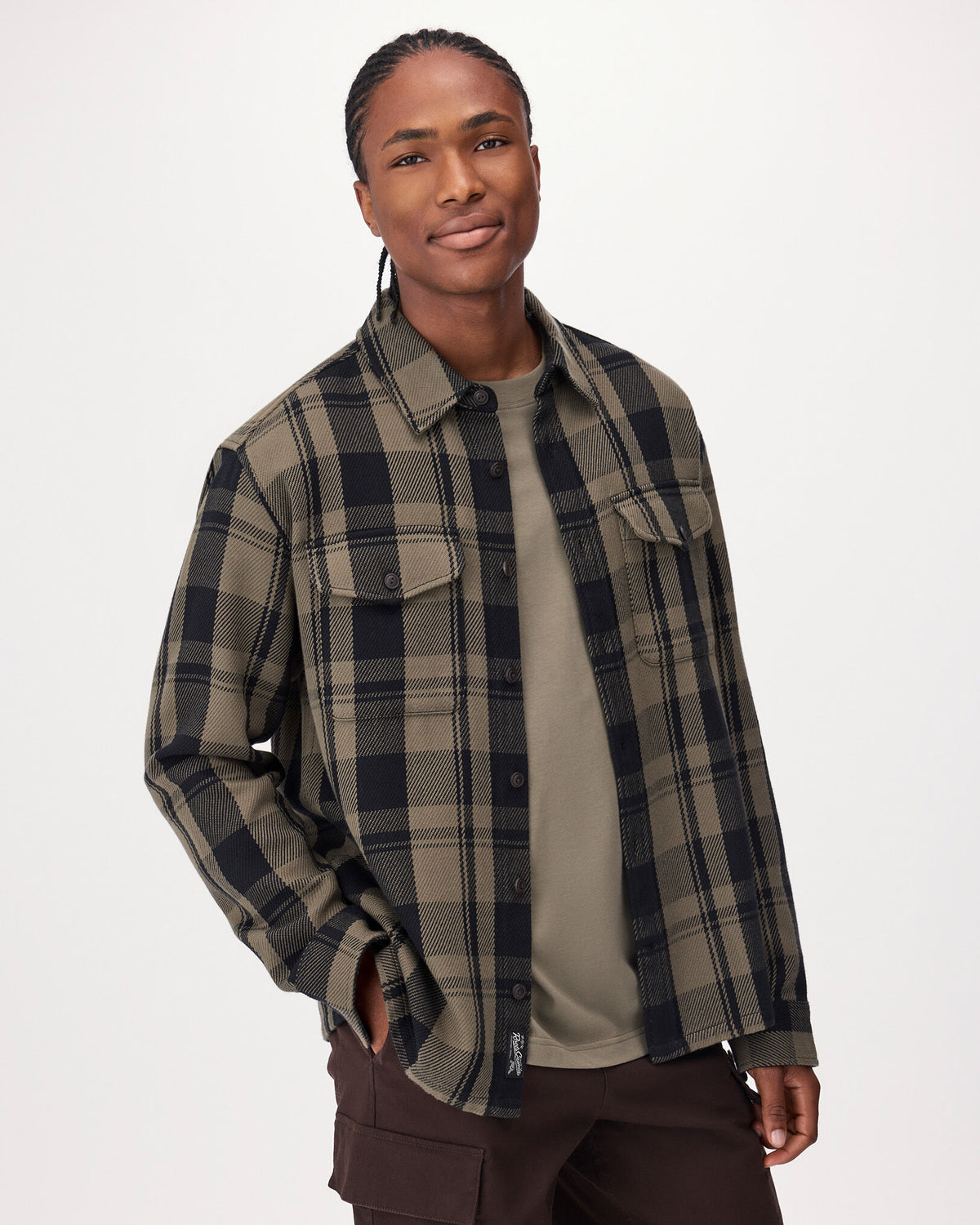Cypress Twill Relaxed Shirt / SMOKEY OLIVE