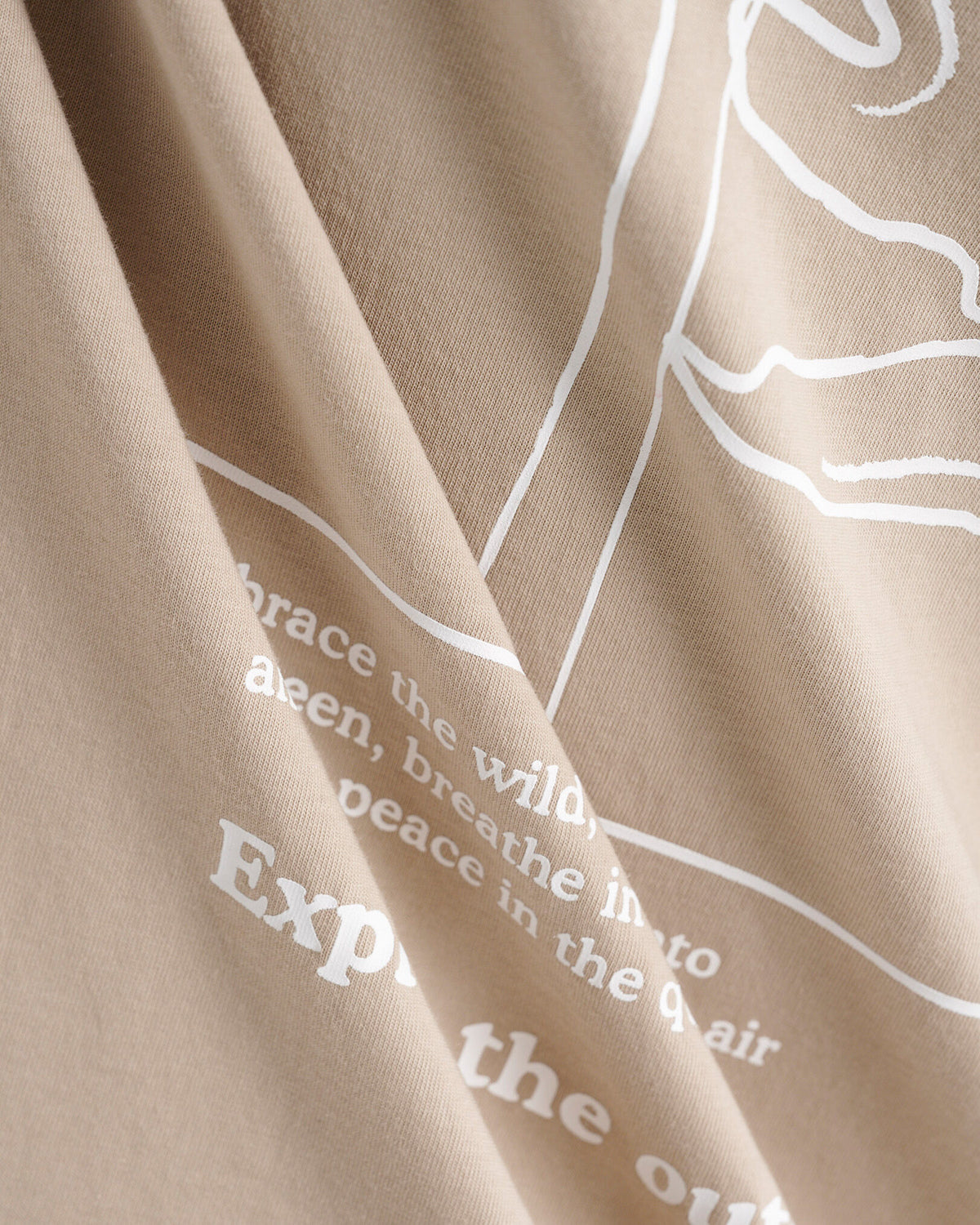 Mens Natural Habitat T-Shirt / WARM KHAKI