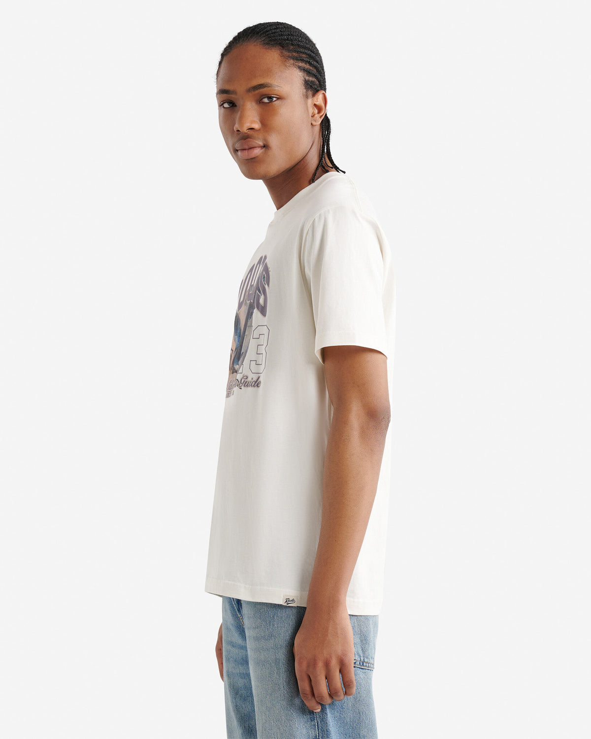 Mens  WildernessT-Shirt / GARDENIA WHITE