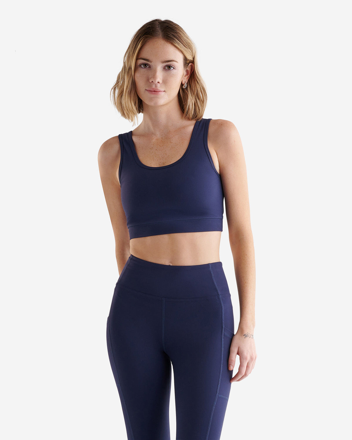Restore Crop Tank / NAVY BLAZER