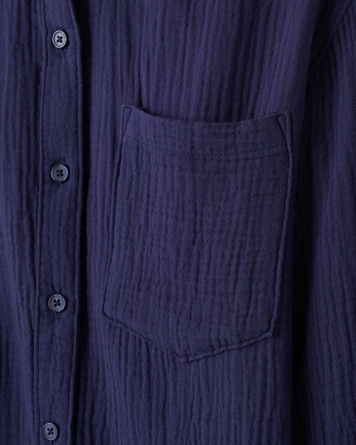 Isla Cotton Gauze Shirt / INDIGO INK