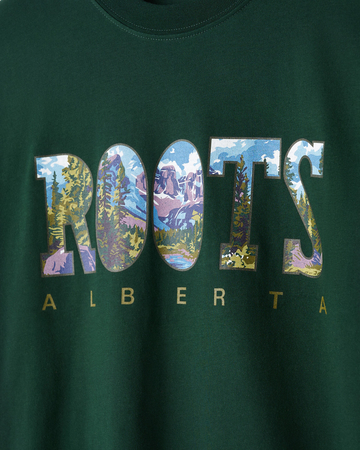 Greetings From The West T-Shirt / VARSITY GREEN