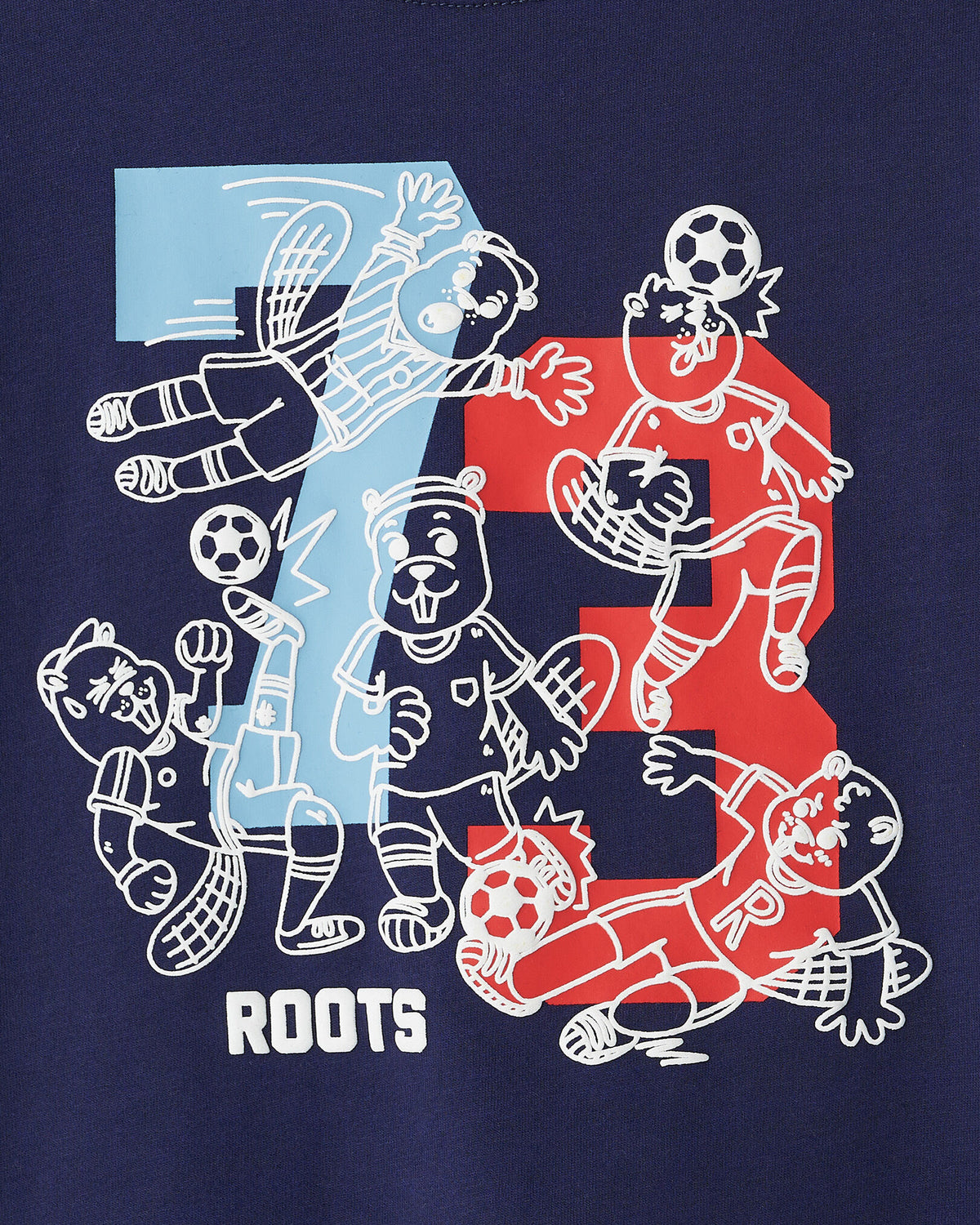 Toddler Beaver League T-Shirt / INDIGO INK